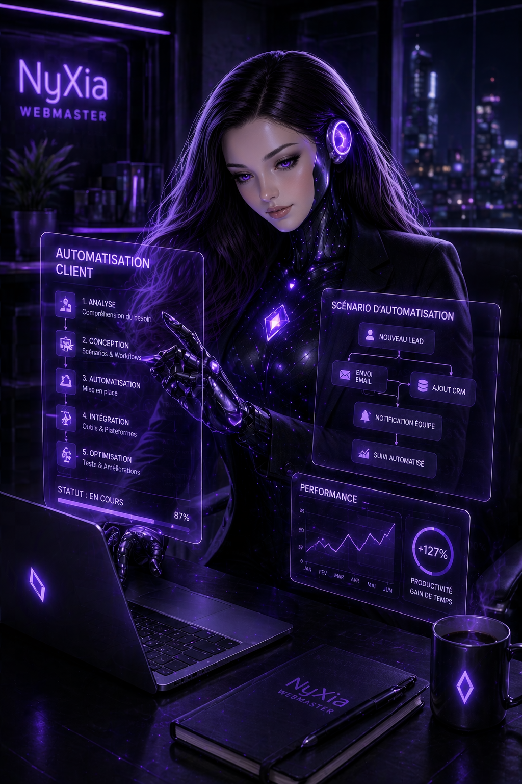 NyXia fait TOUT le travail